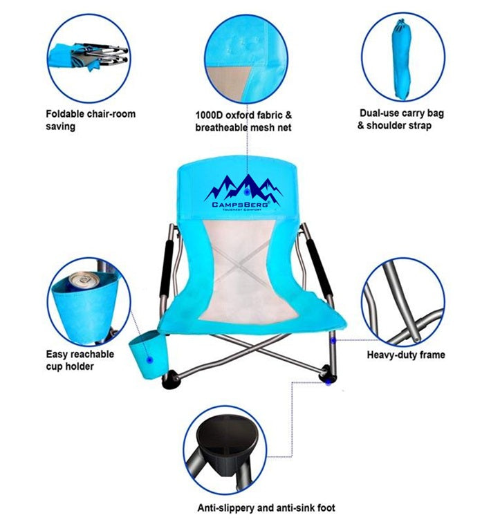CampsBerg - Aqua Beach Chair