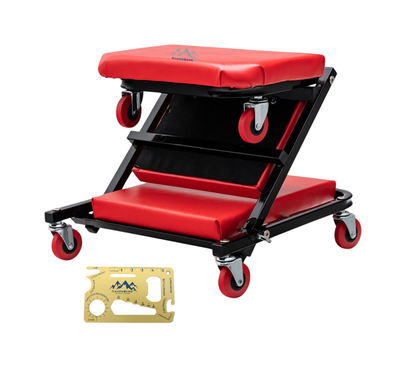 CampsBerg -Foldable Garage Creeper/Stool Buddy