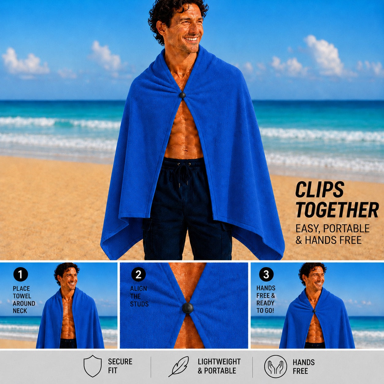 CampsBerg - Quick-Dry Microfibre Towel