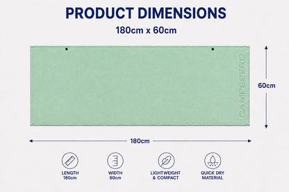 CampsBerg - Quick-Dry Microfibre Towel