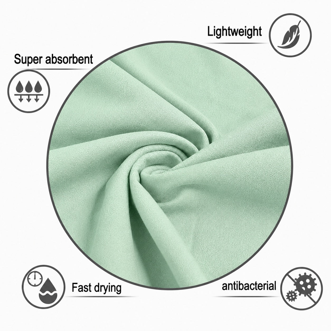 CampsBerg - Quick-Dry Microfibre Towel