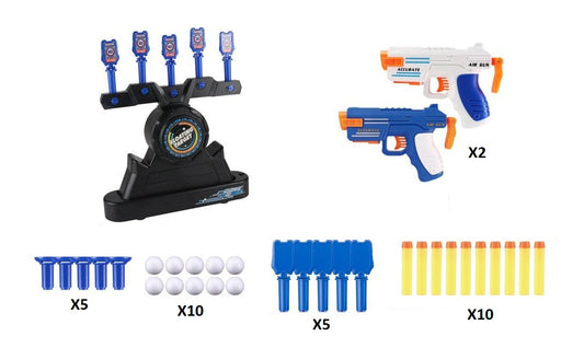 BrIQs - Floating & Shootdown Target Set - Nerf Compatable