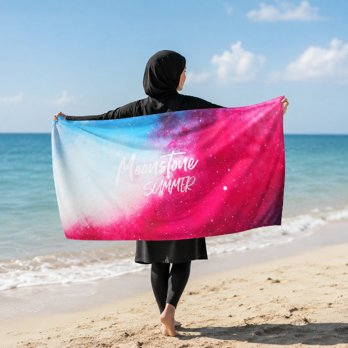 CampsBerg - Quick Dry Microfibre Beach Towel - Summer Stripes