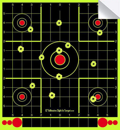 Campsberg - 12" Square Neon Splatter Shooting Targets