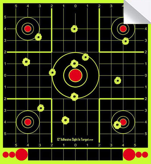 Campsberg - 12" Square Neon Splatter Shooting Targets