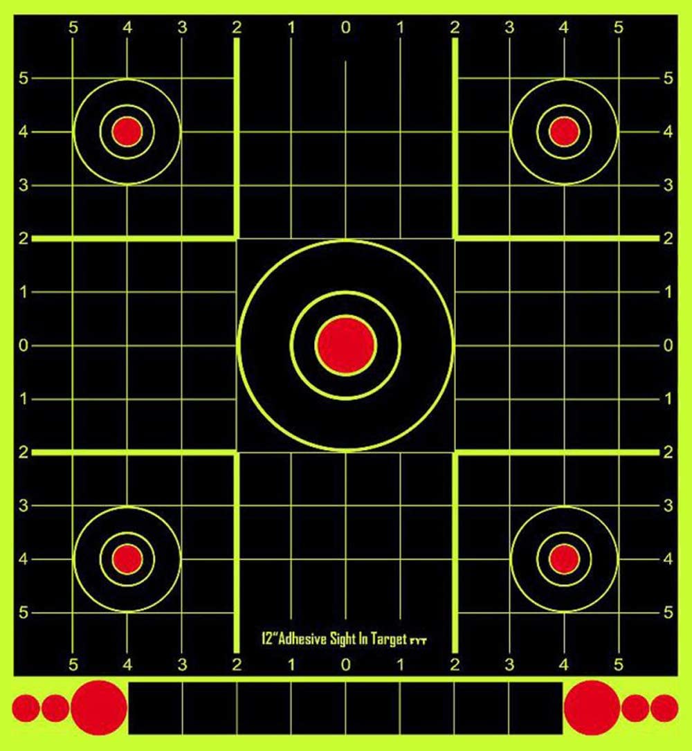 Campsberg - 12" Square Neon Splatter Shooting Targets