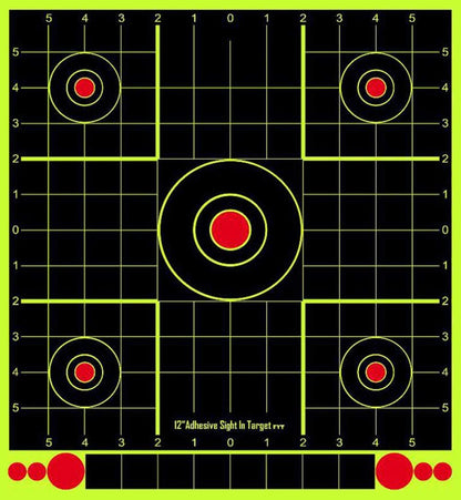 Campsberg - 12" Square Neon Splatter Shooting Targets