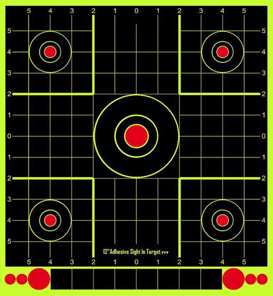Campsberg - 12" Square Neon Splatter Shooting Targets