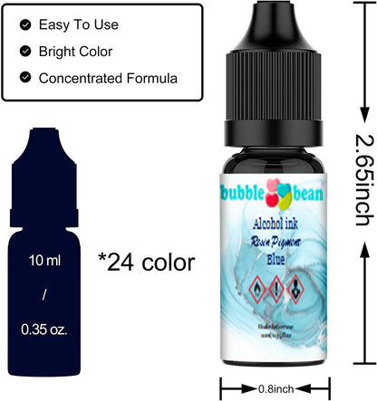 BubbleBean - Alcohol Inks Set of 24