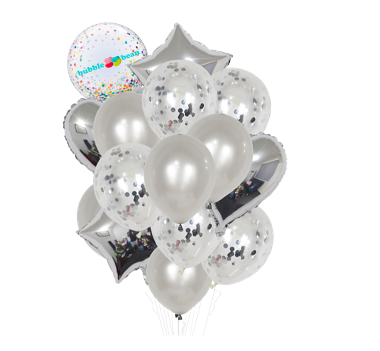 BubbleBean - 14pc Bunched Balloons Set