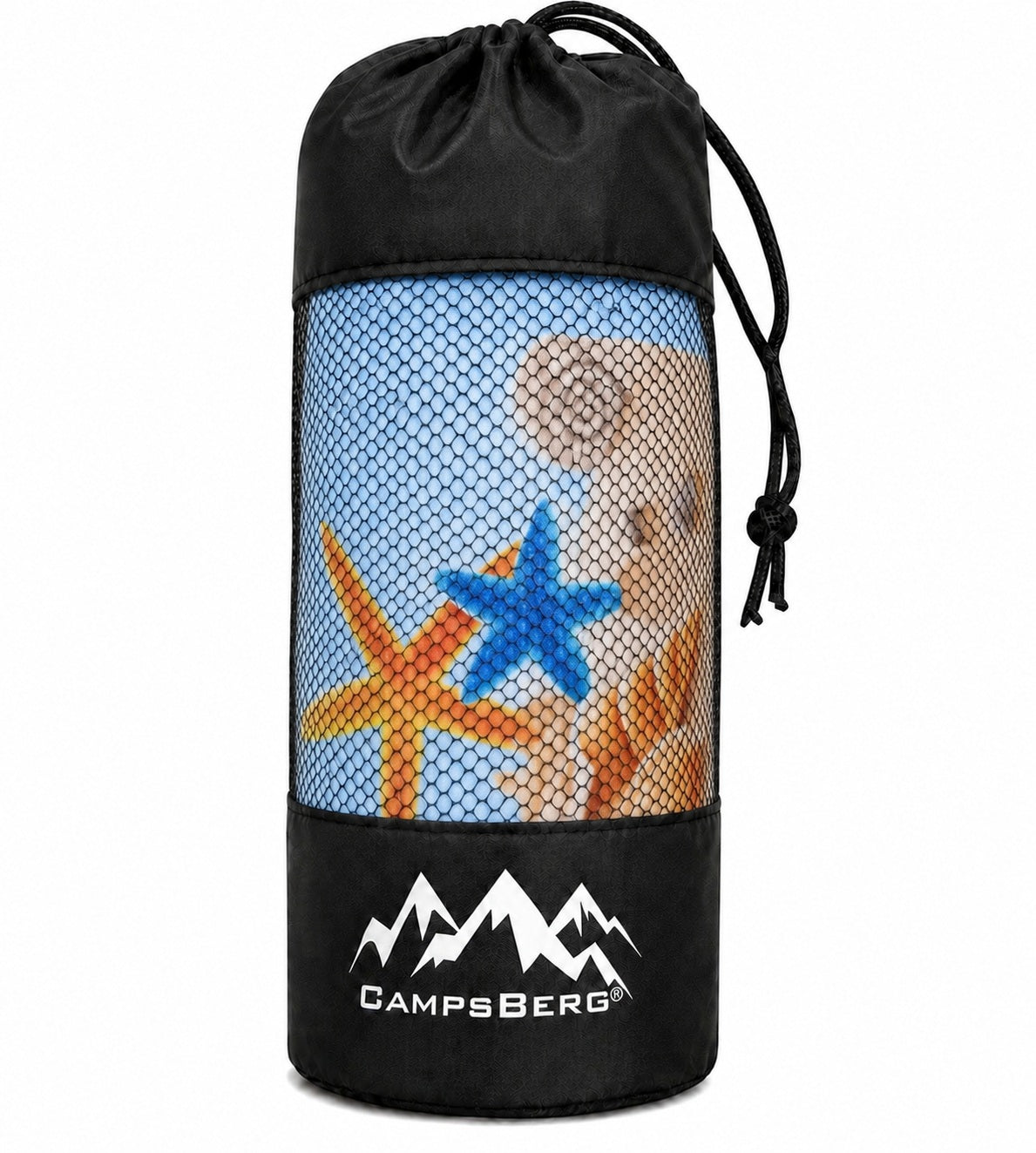 CampsBerg - Quick Dry Microfibre Beach Towel - Summer Stripes