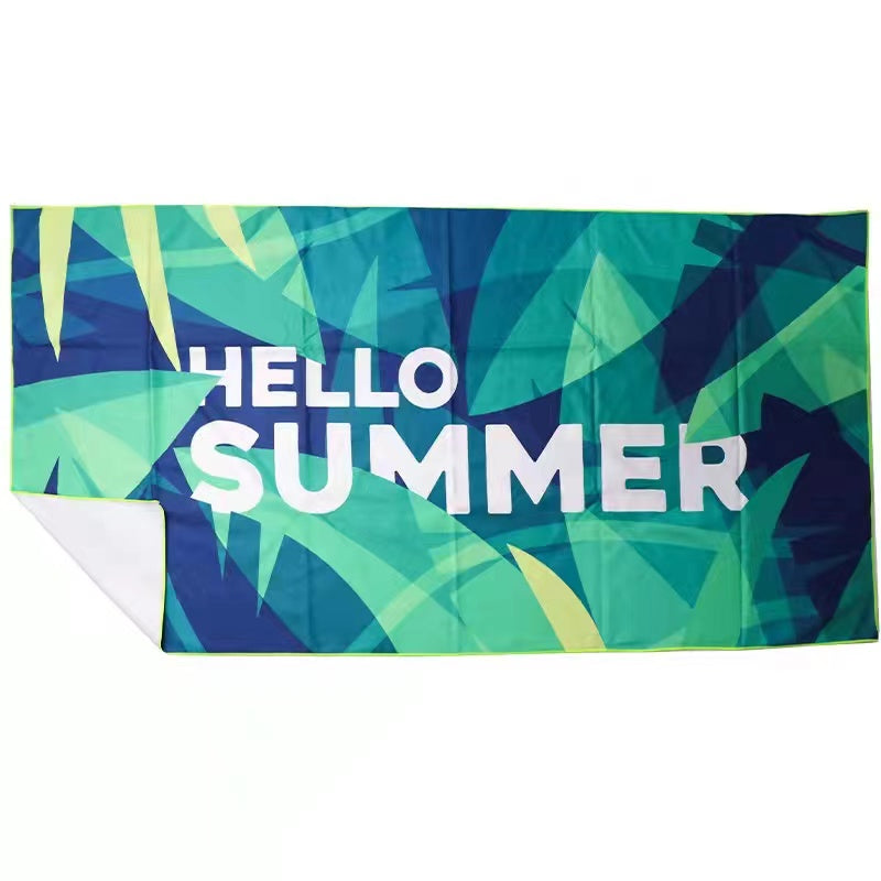 CampsBerg - Quick Dry Microfibre Beach Towel - Summer Stripes