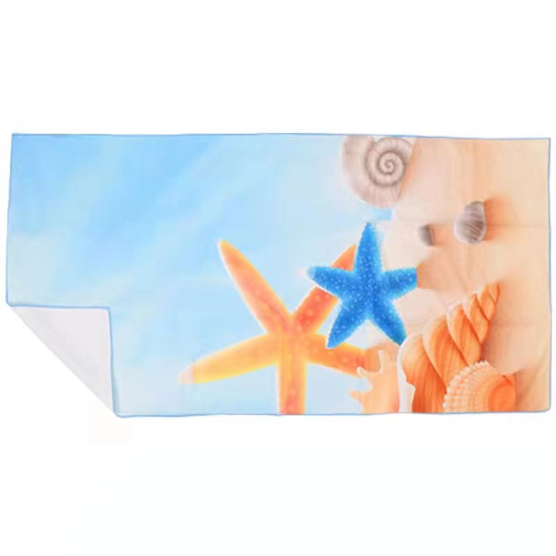 CampsBerg - Quick Dry Microfibre Beach Towel - Summer Stripes