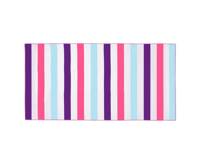 CampsBerg - Quick Dry Microfibre Beach Towel - Summer Stripes