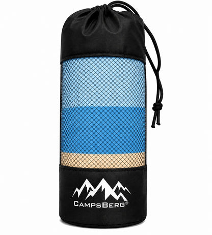 CampsBerg - Quick Dry Microfibre Beach Towel - Summer Stripes
