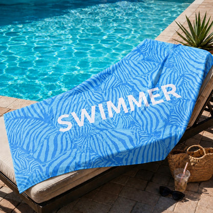 CampsBerg - Quick Dry Microfibre Beach Towel - Summer Stripes