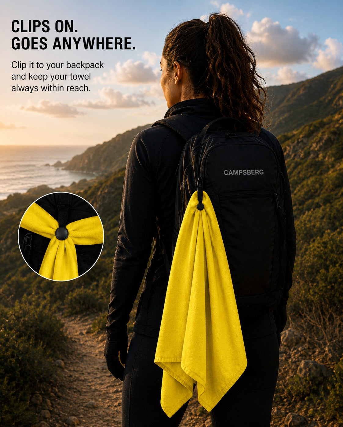 CampsBerg - Quick-Dry Microfibre Towel